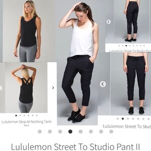 Bundle Lululemon Tank Top And Ankle Pant Size 6